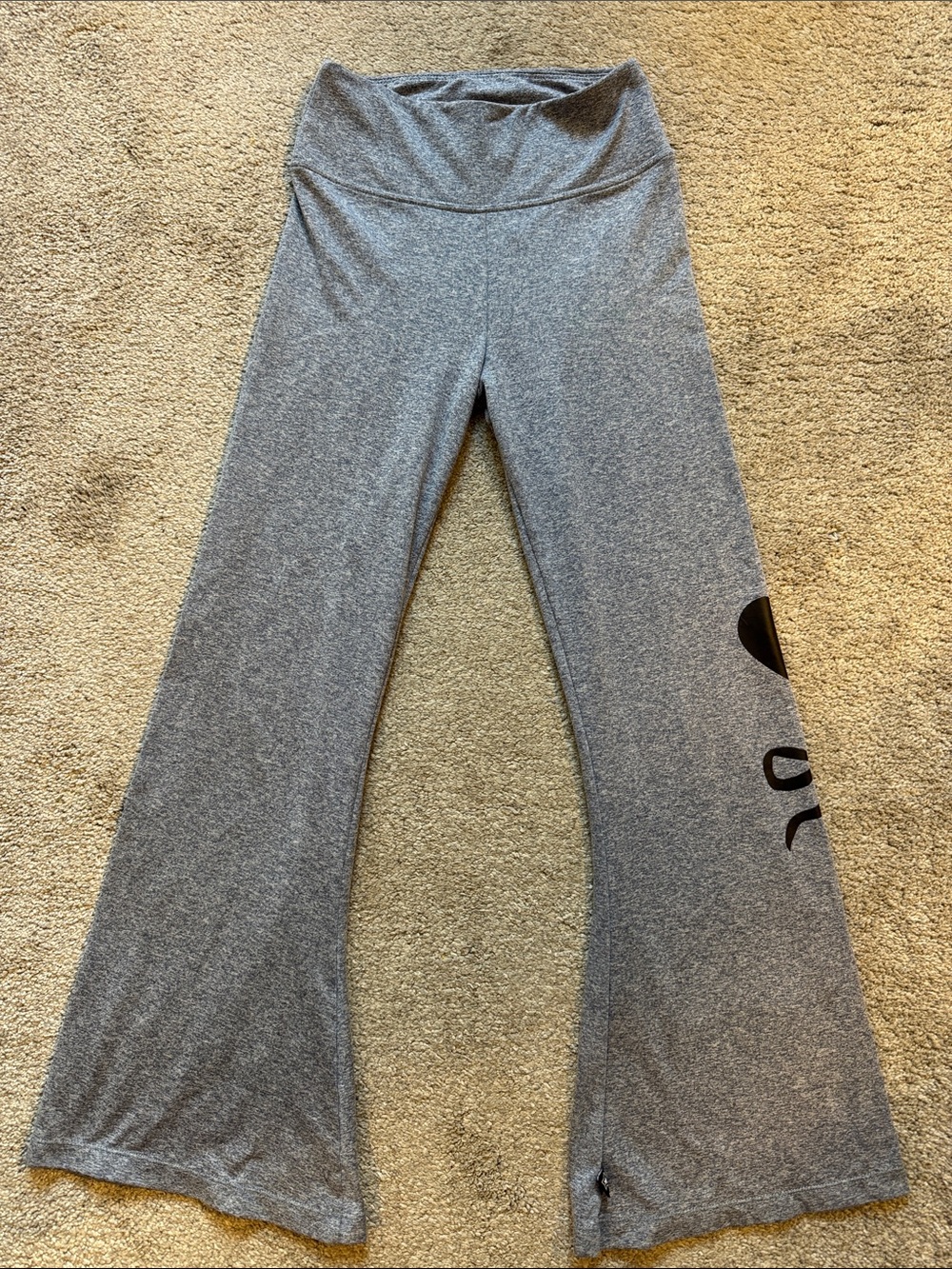 Pixie Lane Simply Soft Luxe Flare Leggings with Side Graphic
